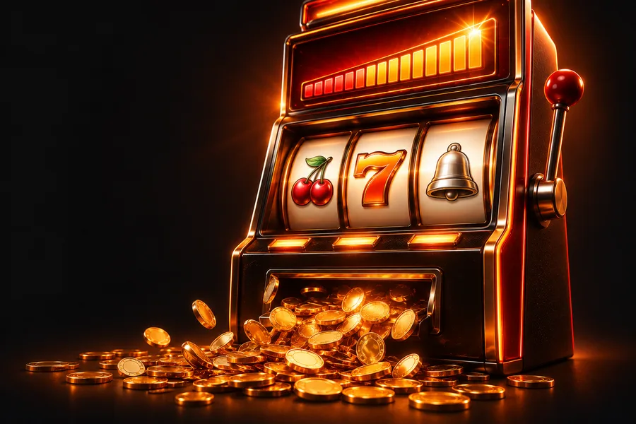 Slot com jackpot progressivo a subir